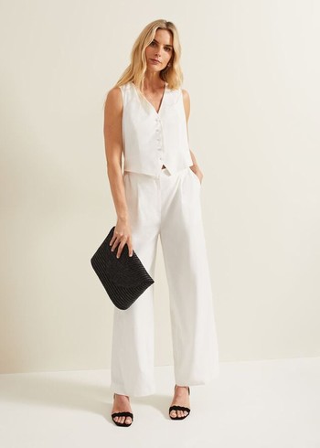 Phase Eight Tia Jumpsuit White Australia | MP3571920